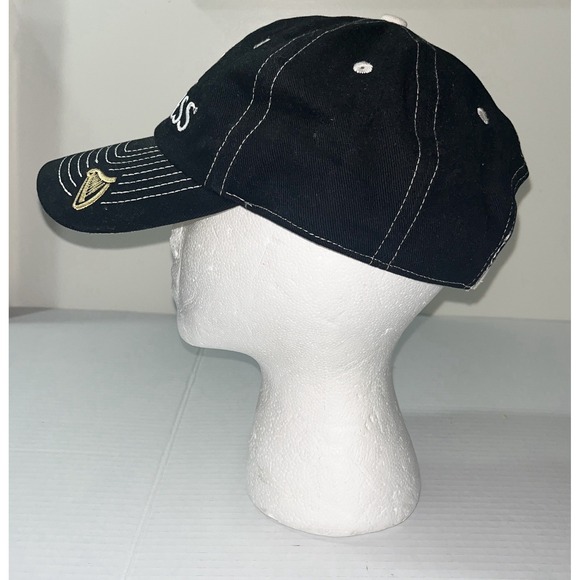 Guiness Baseball Cap Hat Men's OS Black Adjustable Beer Promo Novelty - Picture 3 of 6